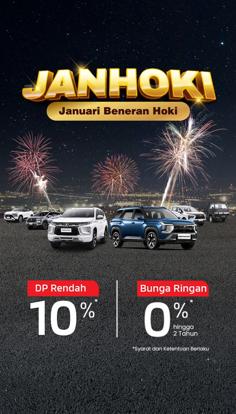 Promo Sardana Terbaru Januari 2026. Janhoki, Januari Beneran Hoki - Promo Mitsubishi Motors Bulan Januari 2026