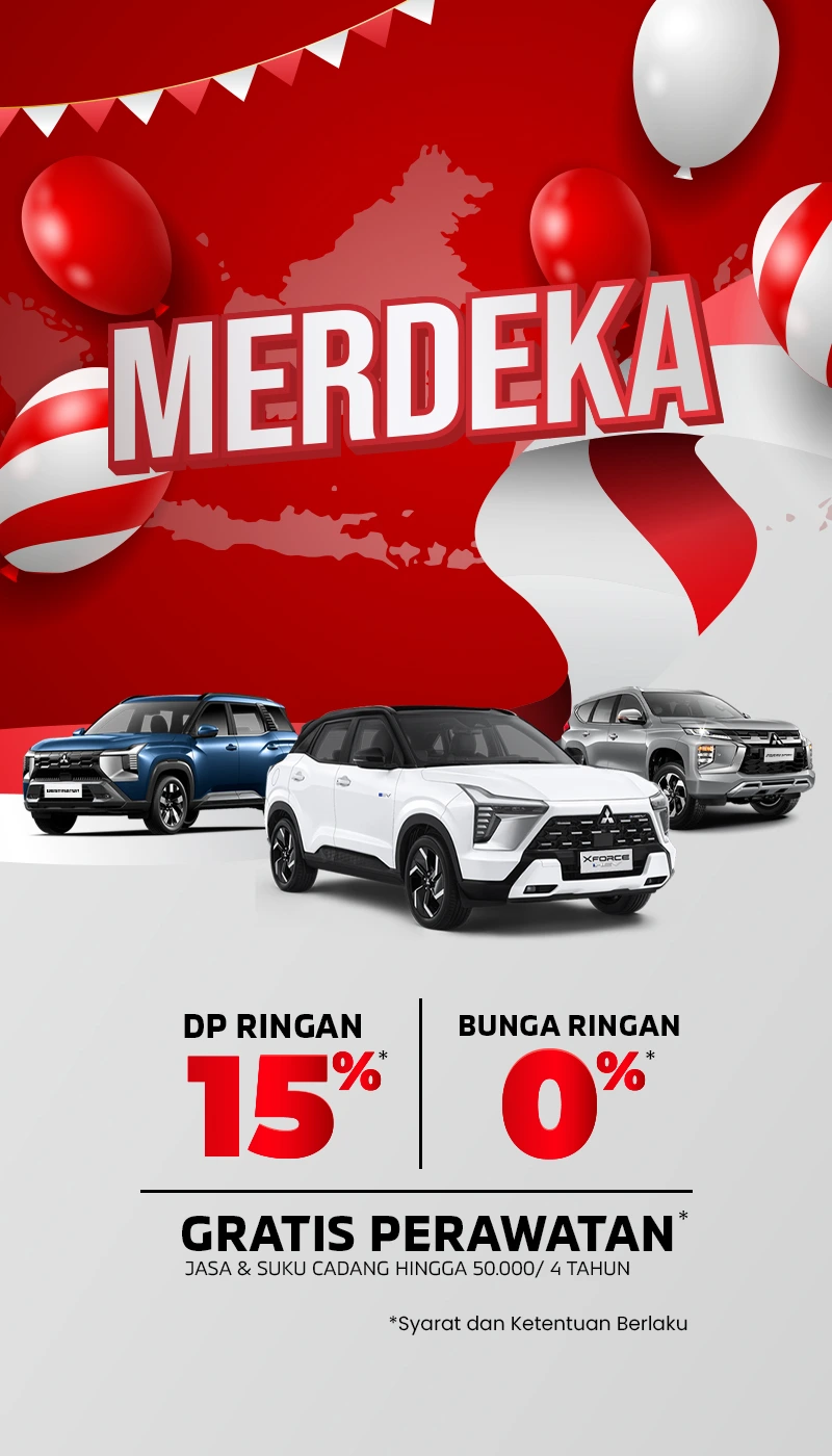 Promo Sardana Terbaru Agustus 2026. MERDEKA! Nikmati harga & promo terbaru Mitsubishi Motors bersama Sardana